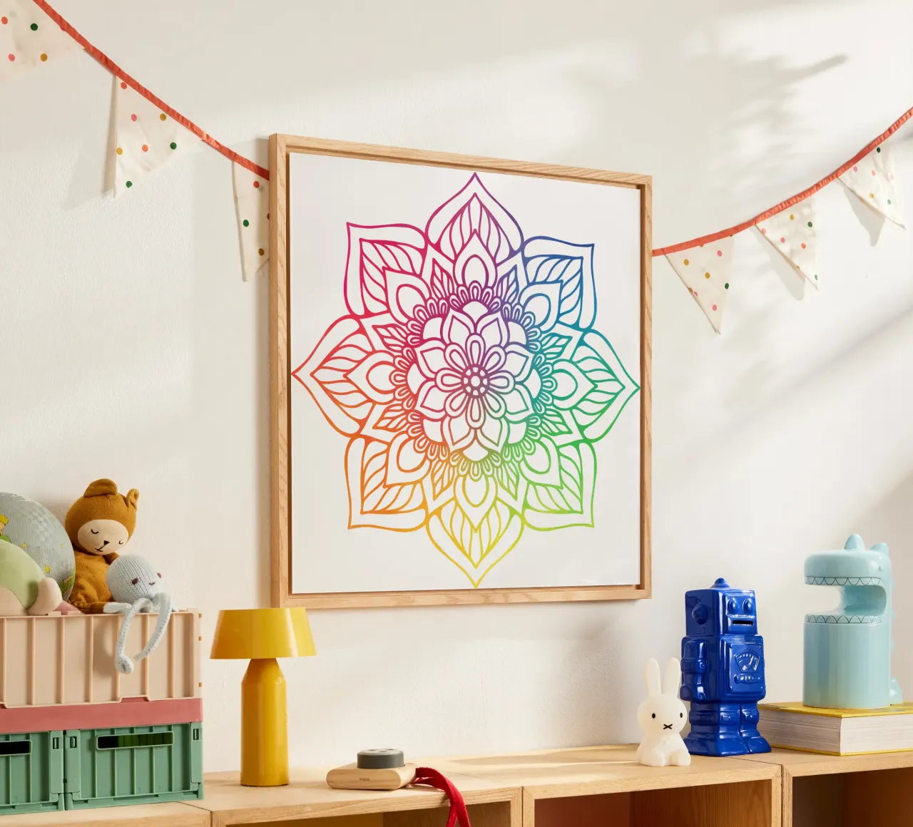 Mandala arcobaleno plexiglass da Spiritual Touch
