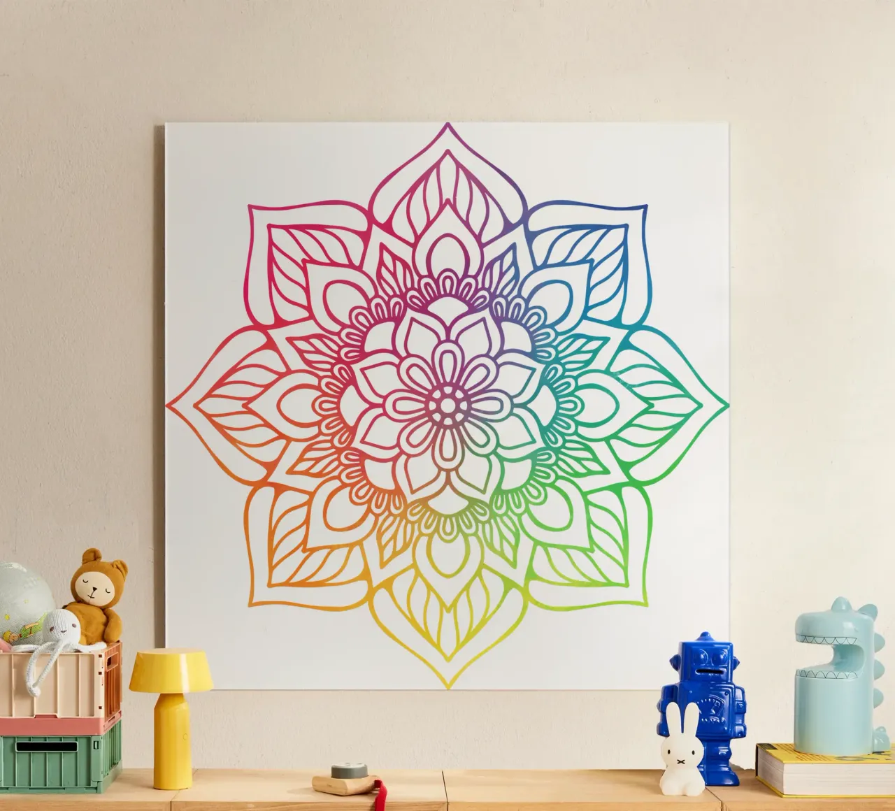 Mandala arcobaleno plexiglass da Spiritual Touch