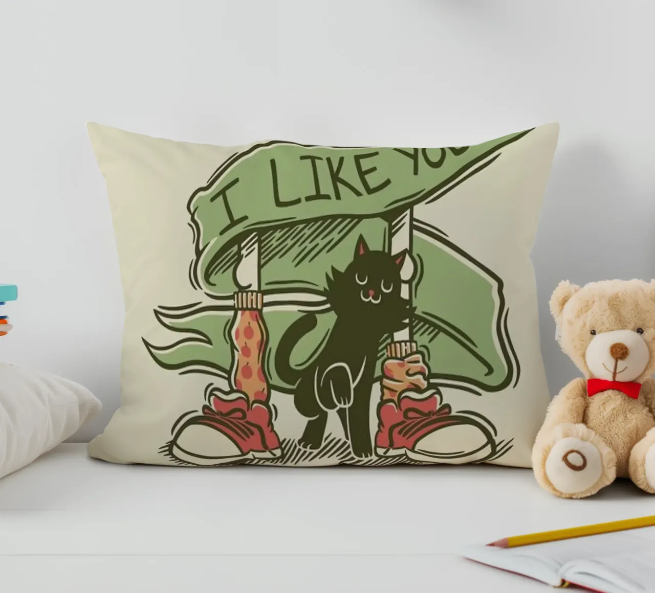 I Like You cuscino da Tobe Fonseca