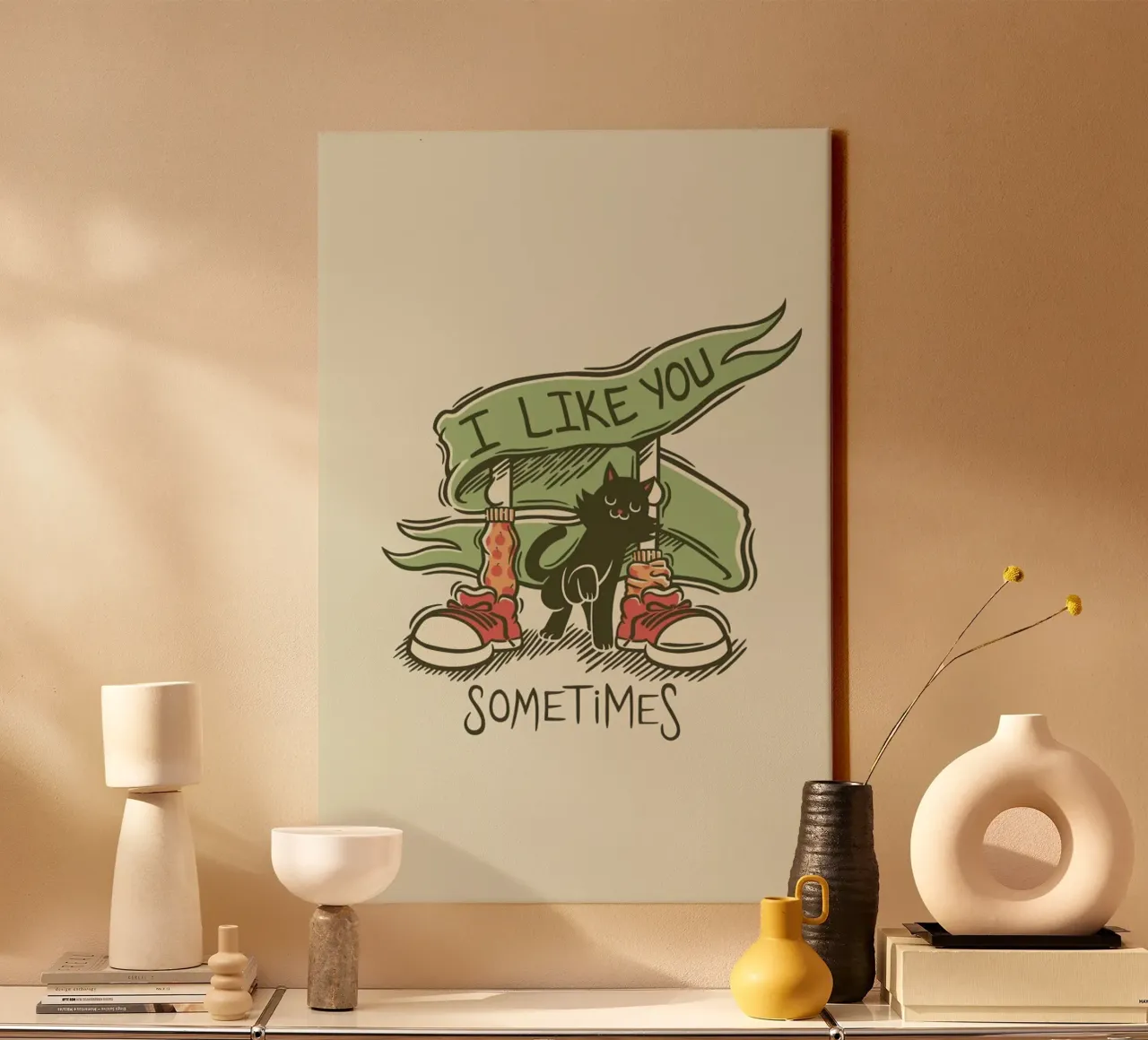 I Like You tela con Cornice a cassetta da Tobe Fonseca