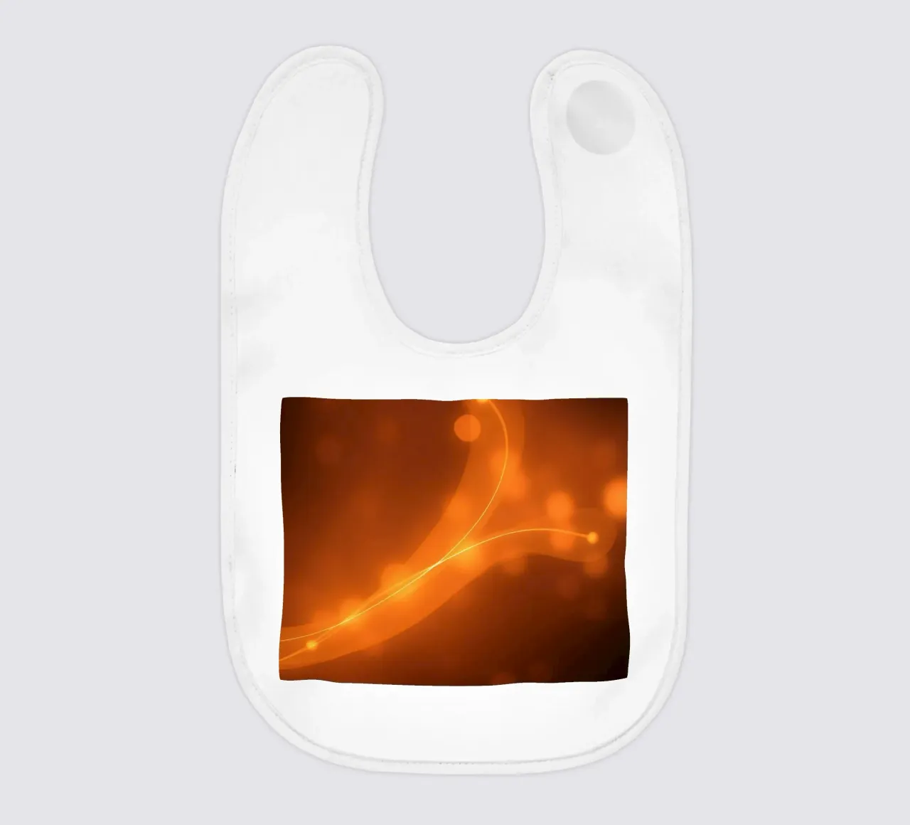 Sfondo astratto arancione vibrante bavaglino da DesignDoodle