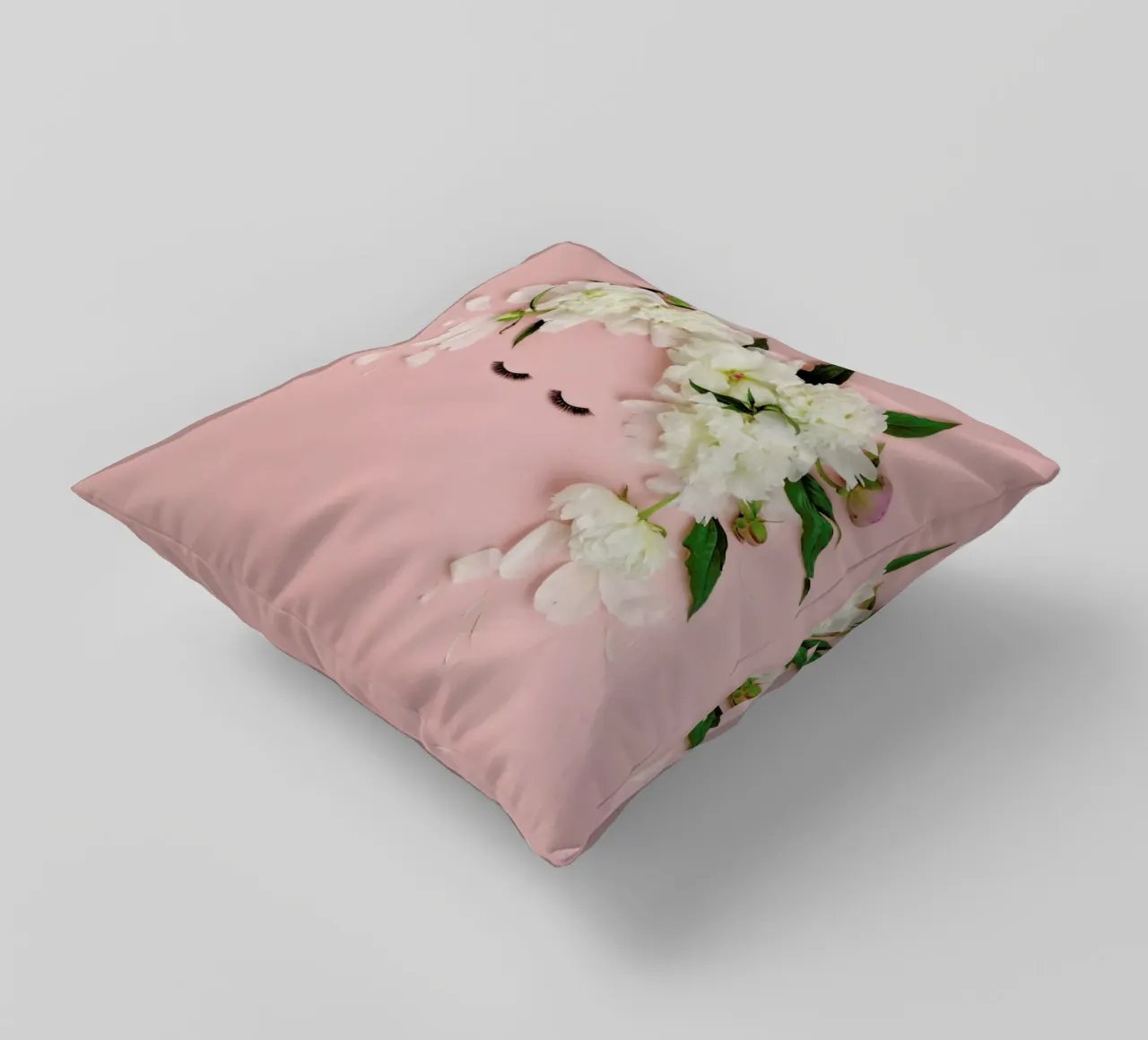 Peony Face cuscino da Juj Winn