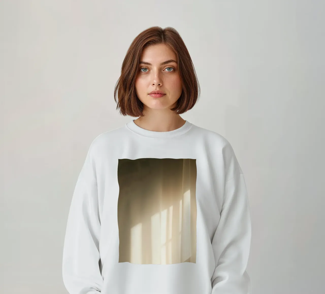 Lumière douce filtrant à travers des rideaux diaphanes sweat de DesignDoodle