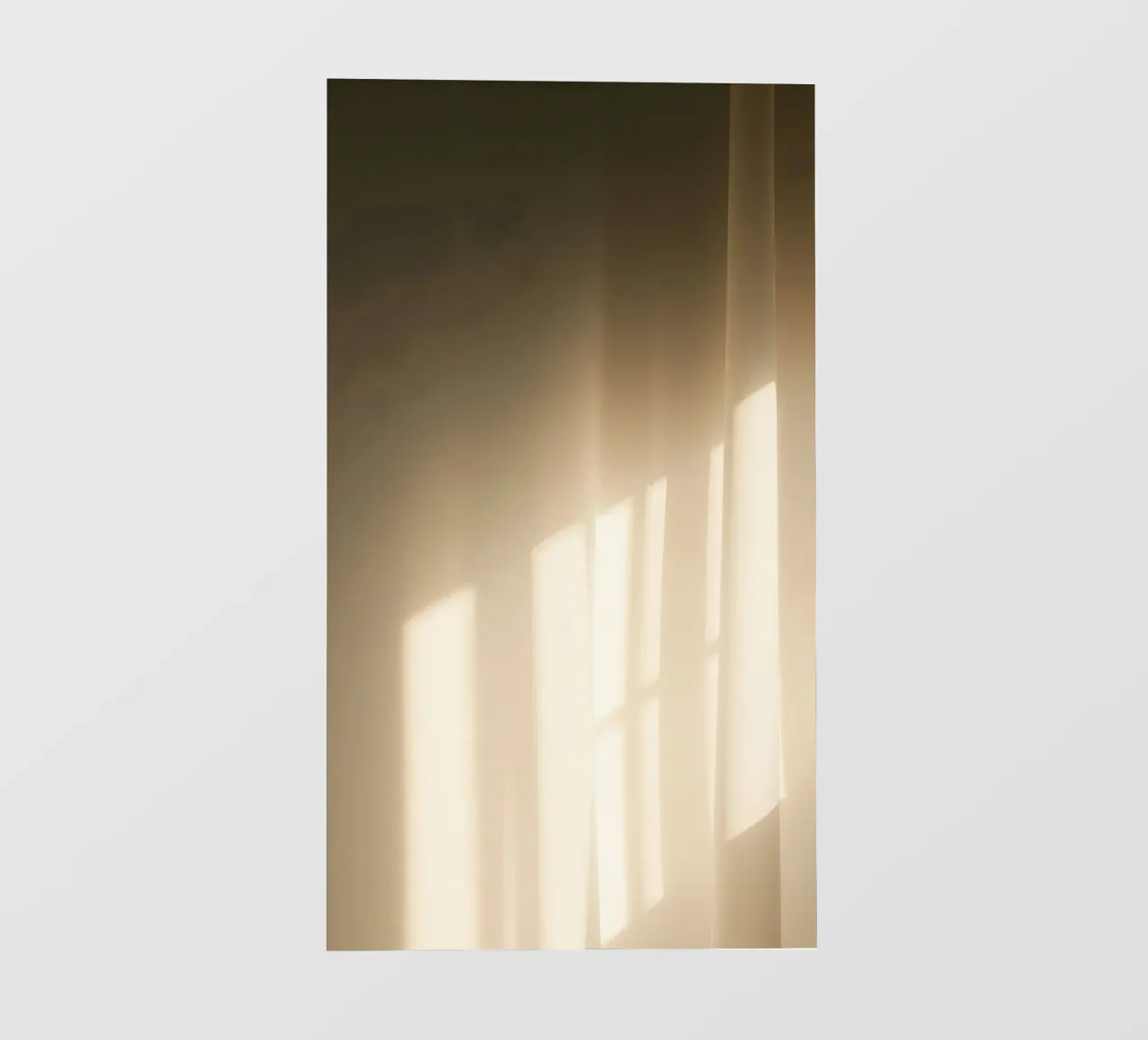 Lumière douce filtrant à travers des rideaux diaphanes bâche pvc de DesignDoodle