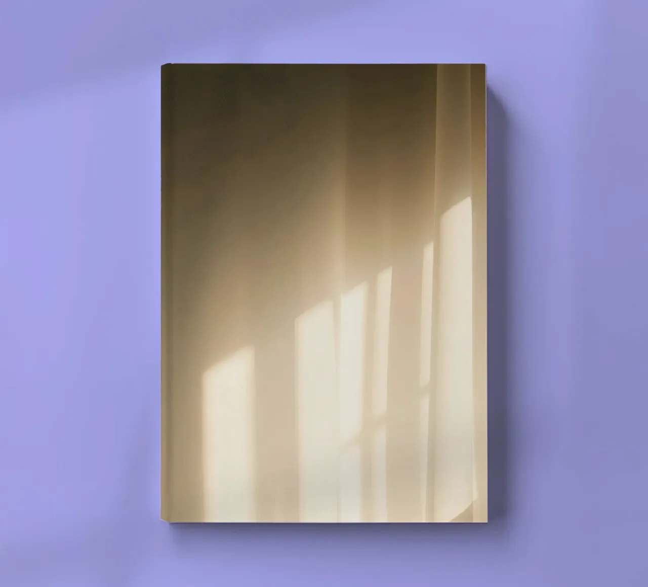 Soft light filtering through sheer curtains notebook by DesignDoodle