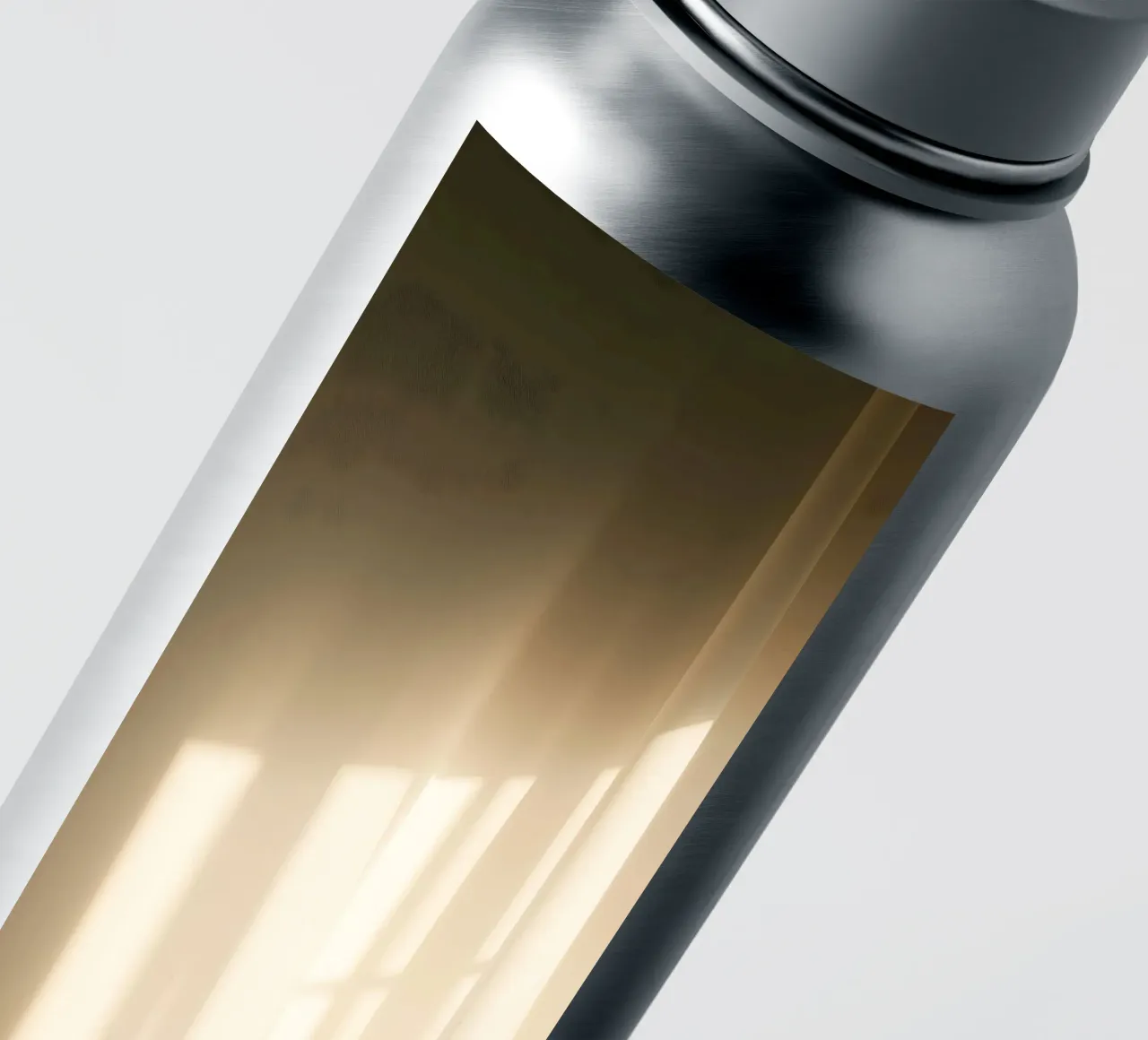 Lumière douce filtrant à travers des rideaux diaphanes autocollant de DesignDoodle