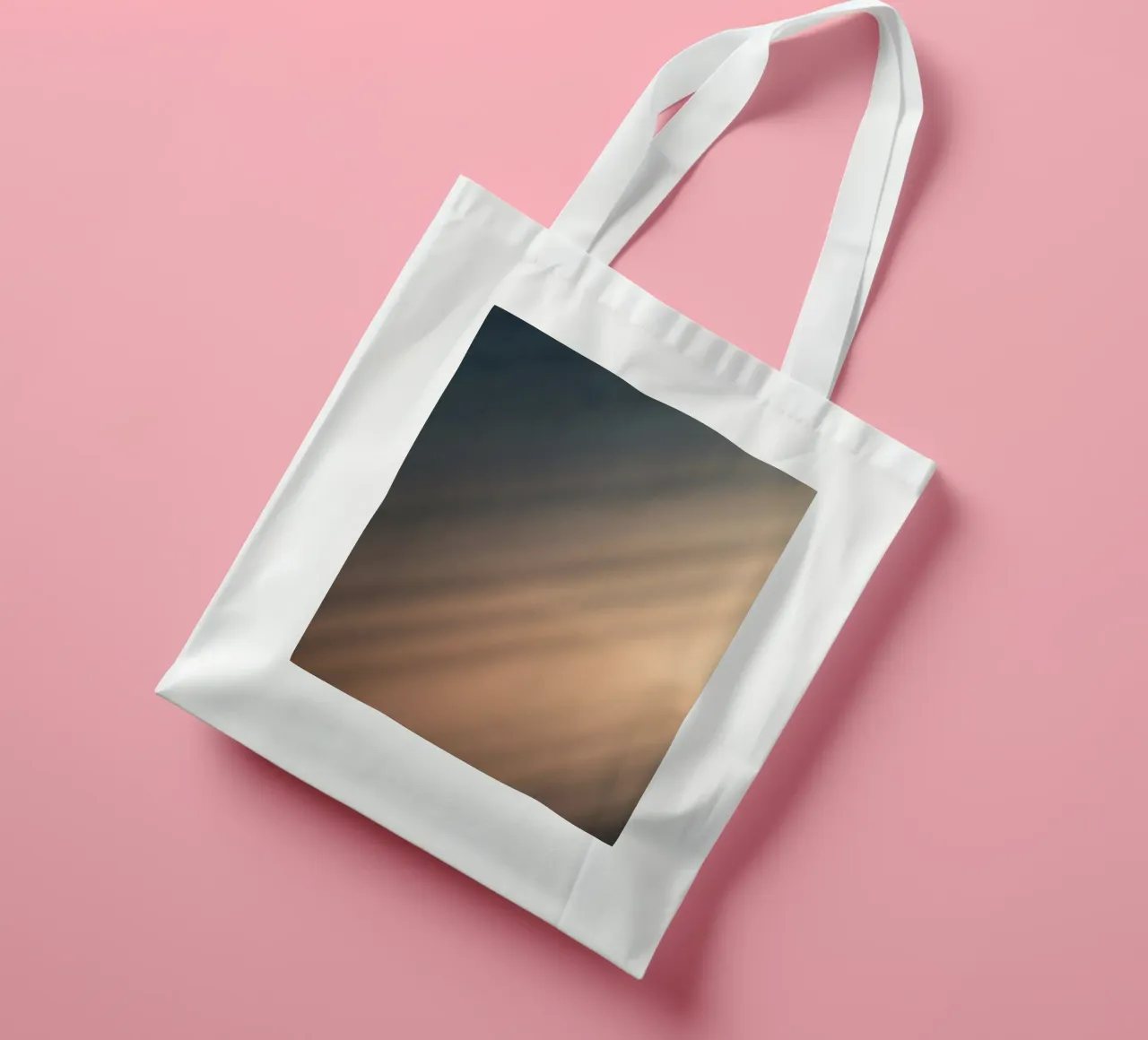 Morbido sfondo sfumato con motivi di luce astratti borsa in juta da DesignDoodle
