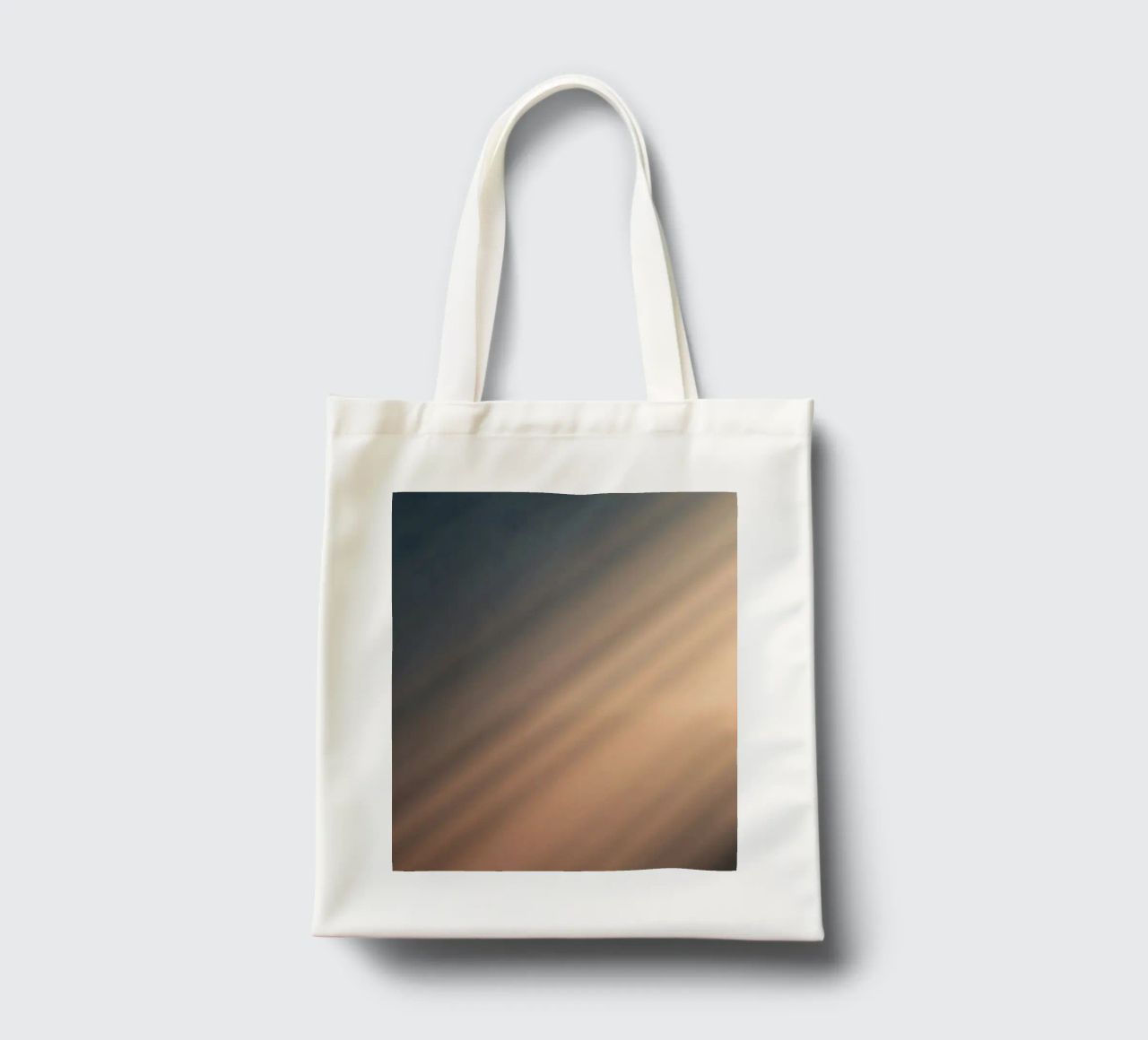 Soft gradient background with abstract light patterns tote bag by DesignDoodle
