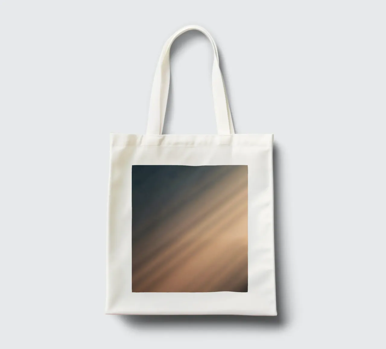 Soft gradient background with abstract light patterns tote bag by DesignDoodle