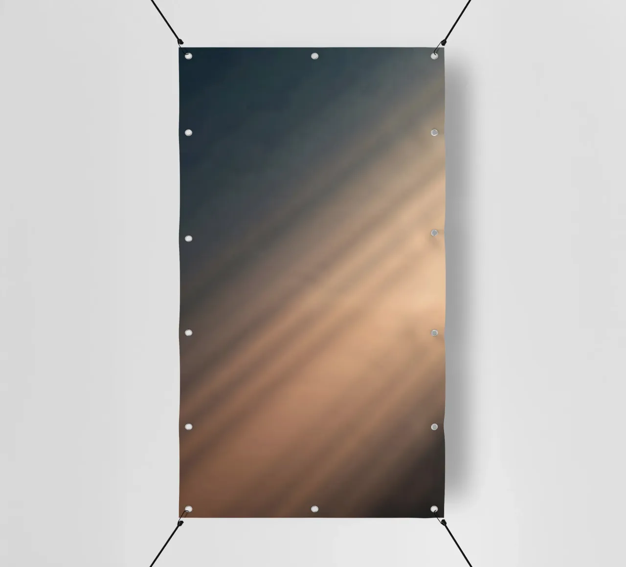 Morbido sfondo sfumato con motivi di luce astratti telo in pvc da DesignDoodle
