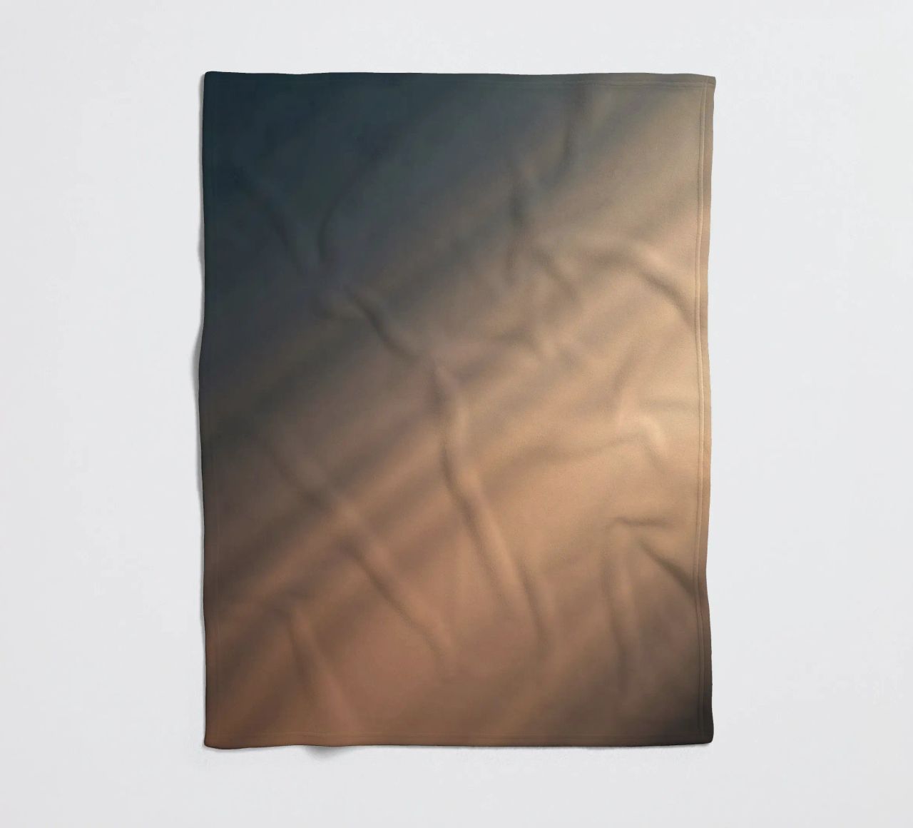 Soft gradient background with abstract light patterns fleece blanket by DesignDoodle