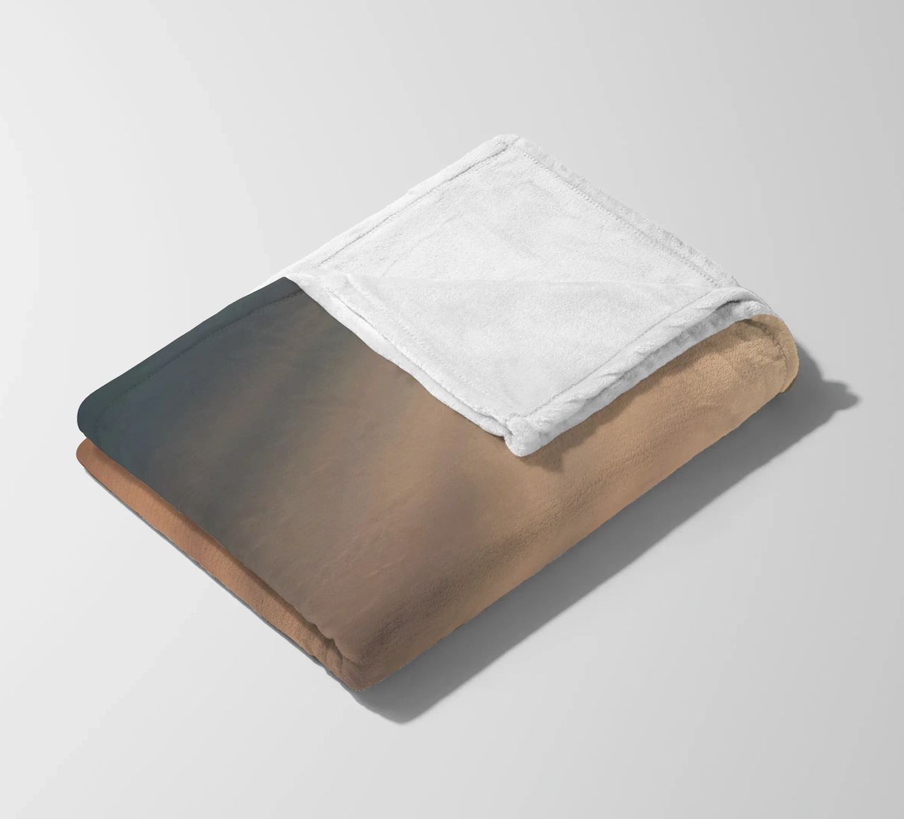 Soft gradient background with abstract light patterns fleece blanket by DesignDoodle