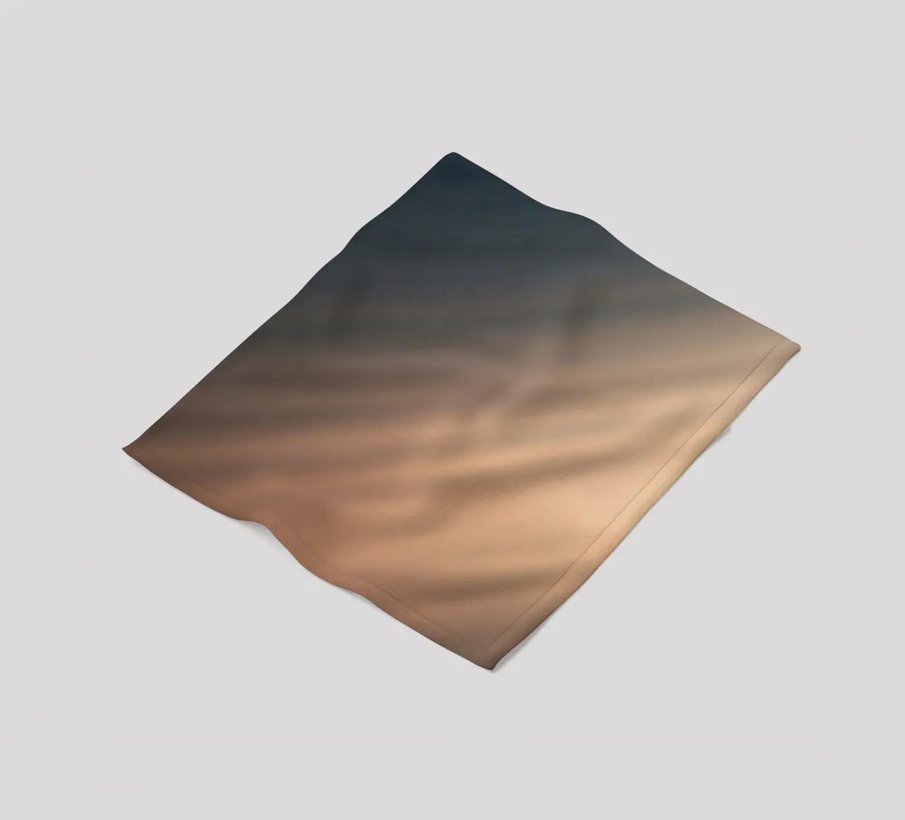 Soft gradient background with abstract light patterns fleece blanket by DesignDoodle