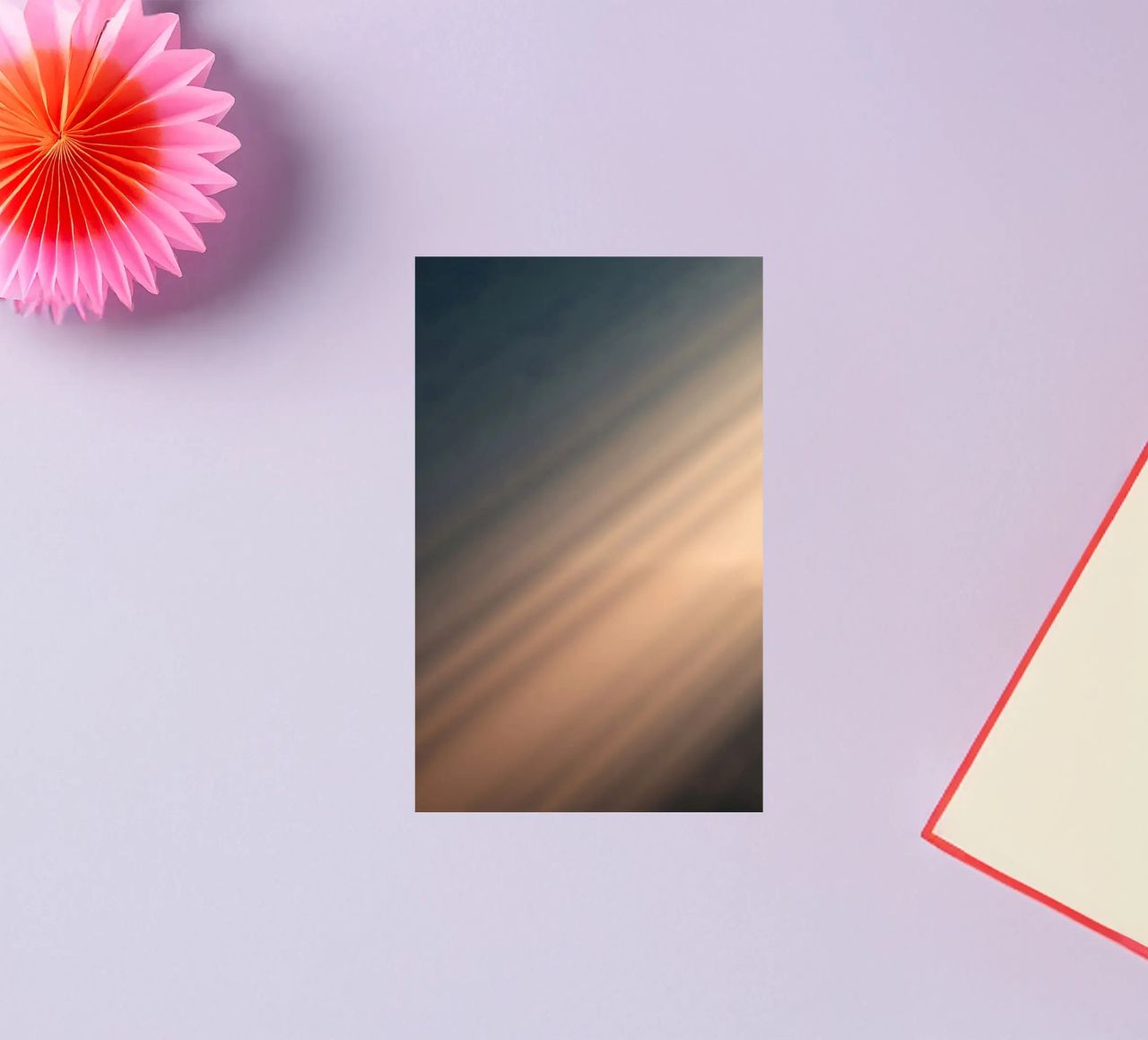 Soft gradient background with abstract light patterns sticker by DesignDoodle