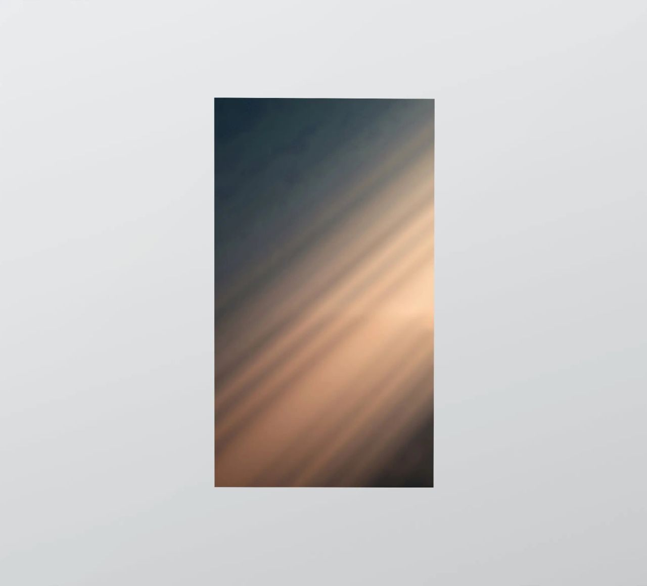 Soft gradient background with abstract light patterns sticker by DesignDoodle