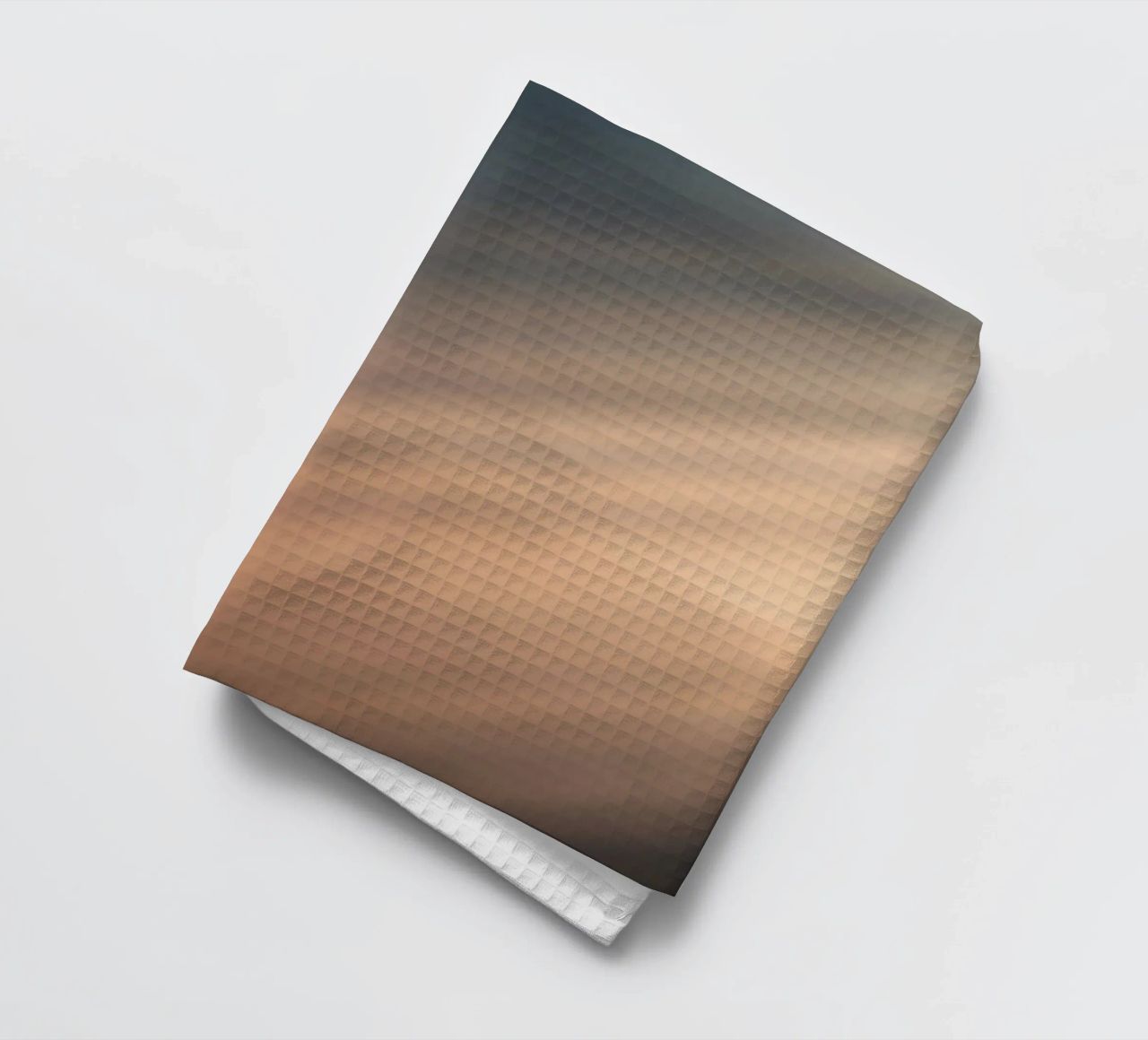 Soft gradient background with abstract light patterns tea towel by DesignDoodle