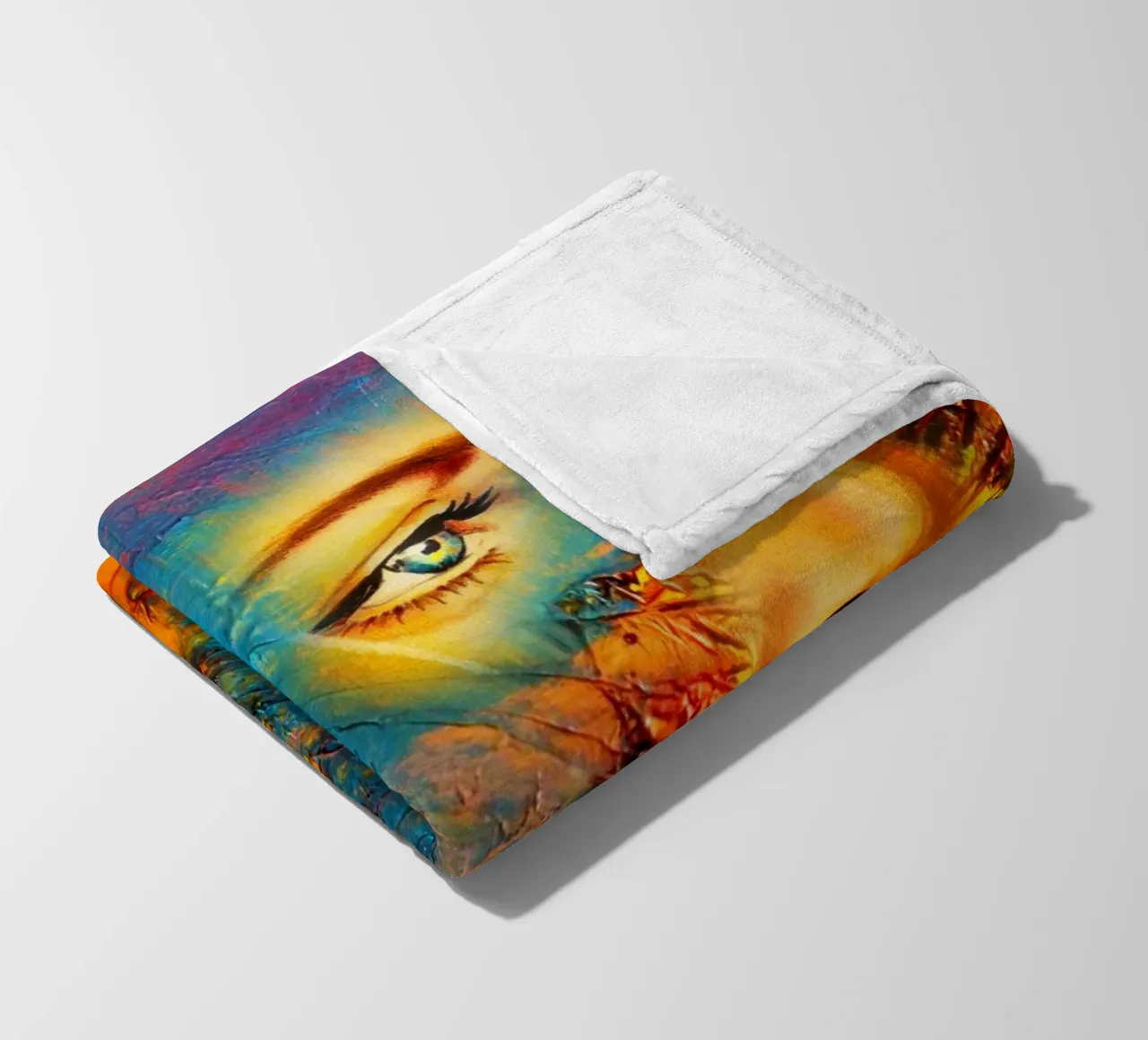 Mutter Erde Fleecedecke von Happy 😃 Art 🎨 by Christine Schnoell