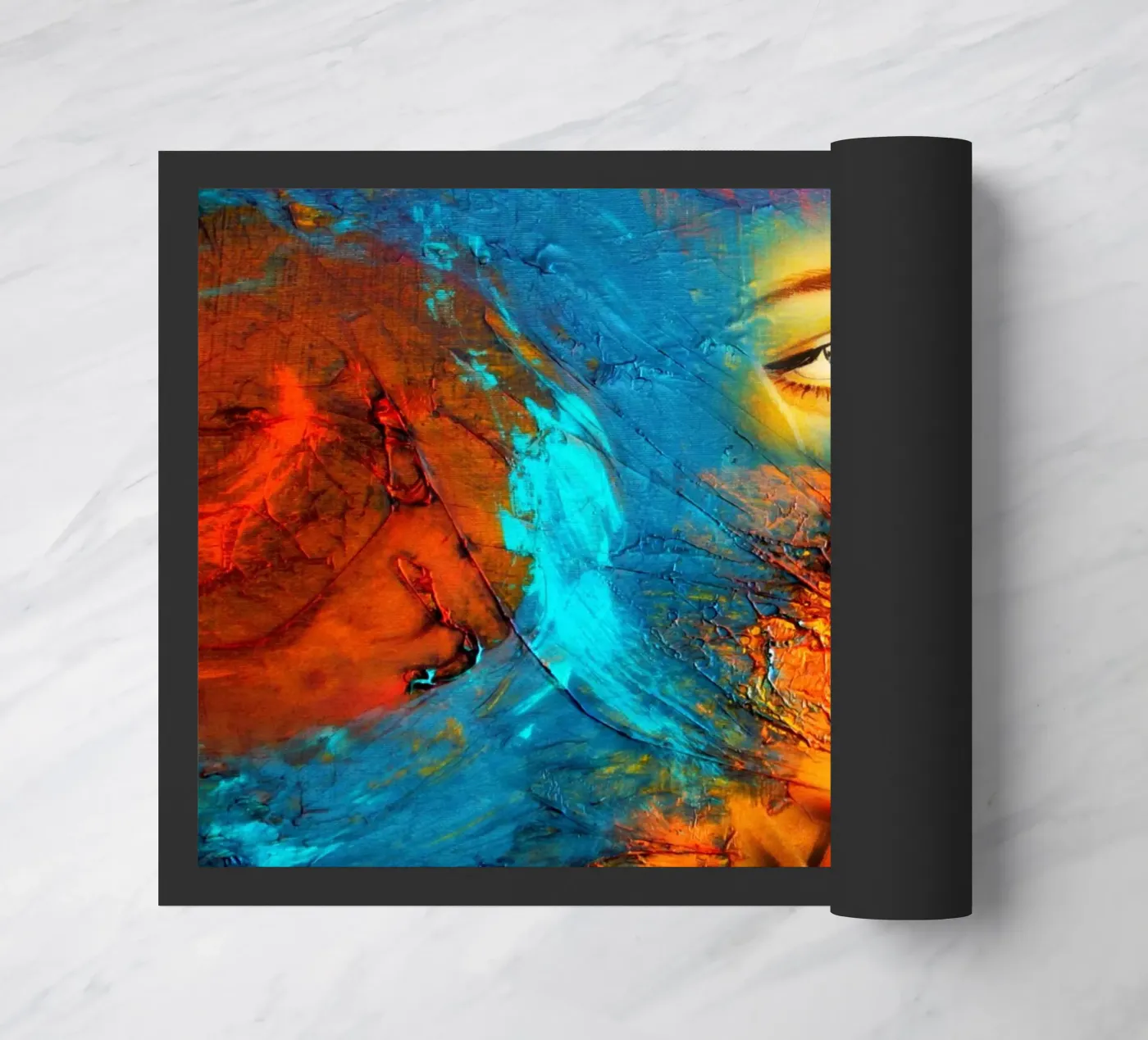 Moeder Aarde deurmat van Happy 😃 Art 🎨 by Christine Schnoell