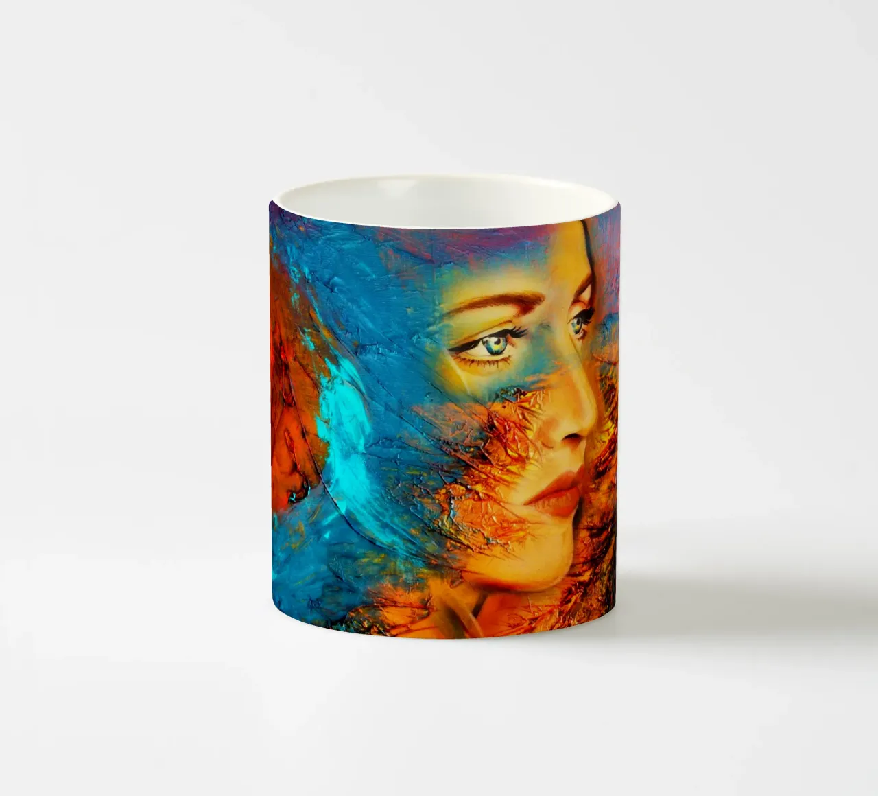 Madre Terra tazza in ceramica da Happy 😃 Art 🎨 by Christine Schnoell