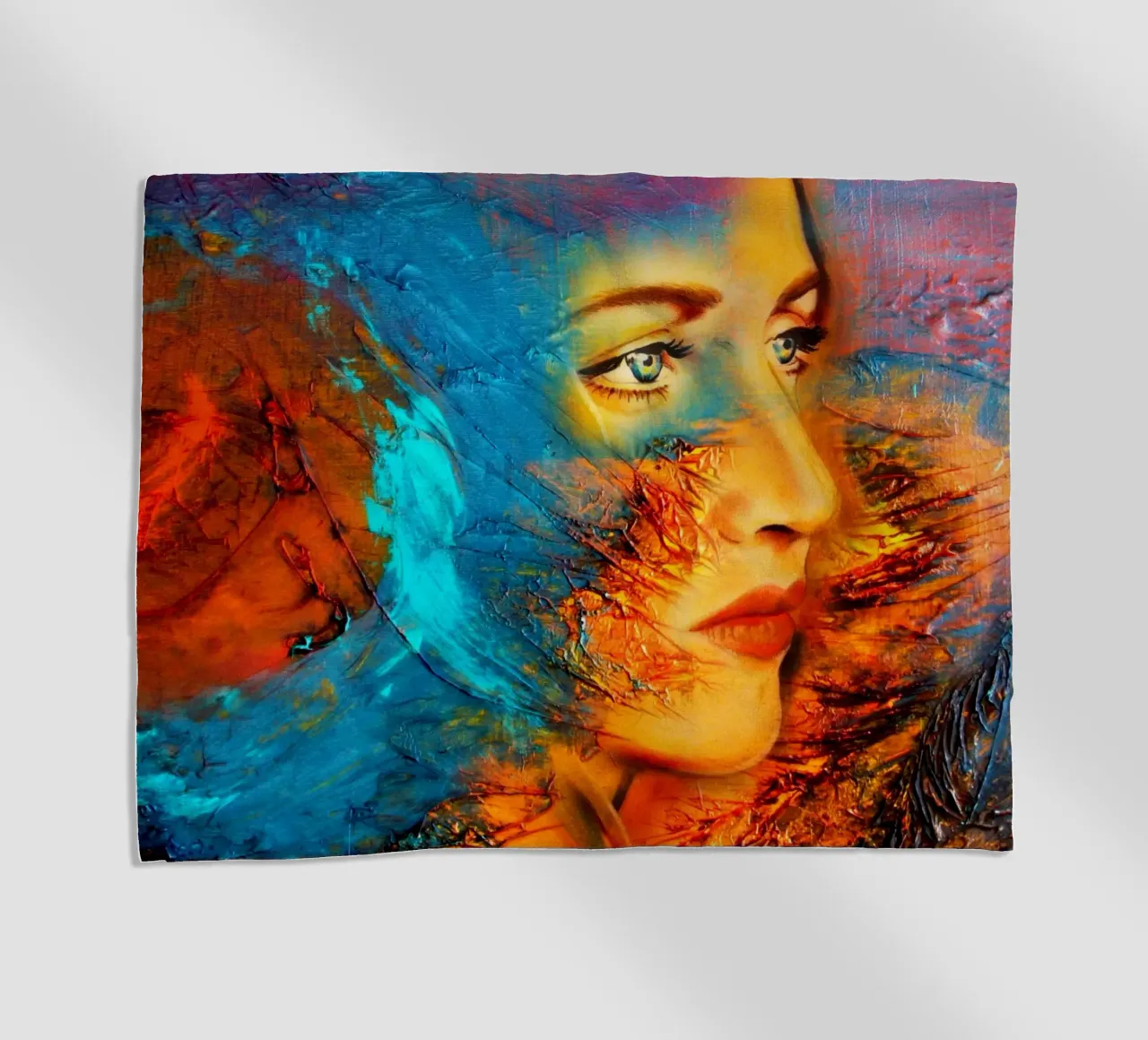 Madre Terra telo mare da Happy 😃 Art 🎨 by Christine Schnoell