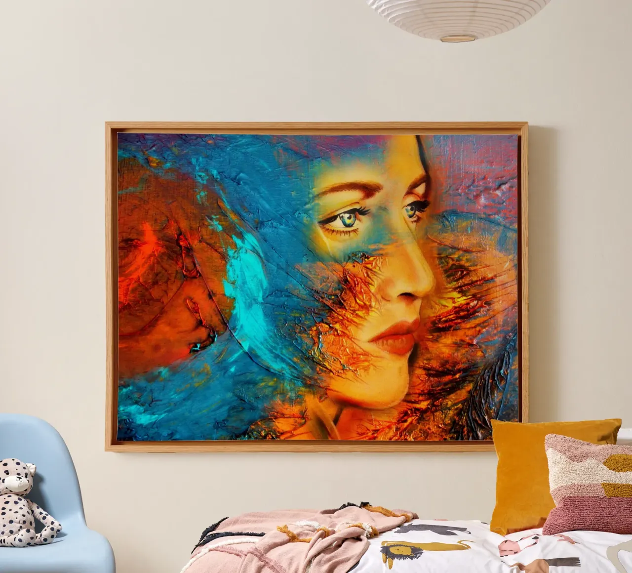Moeder Aarde canvas van Happy 😃 Art 🎨 by Christine Schnoell