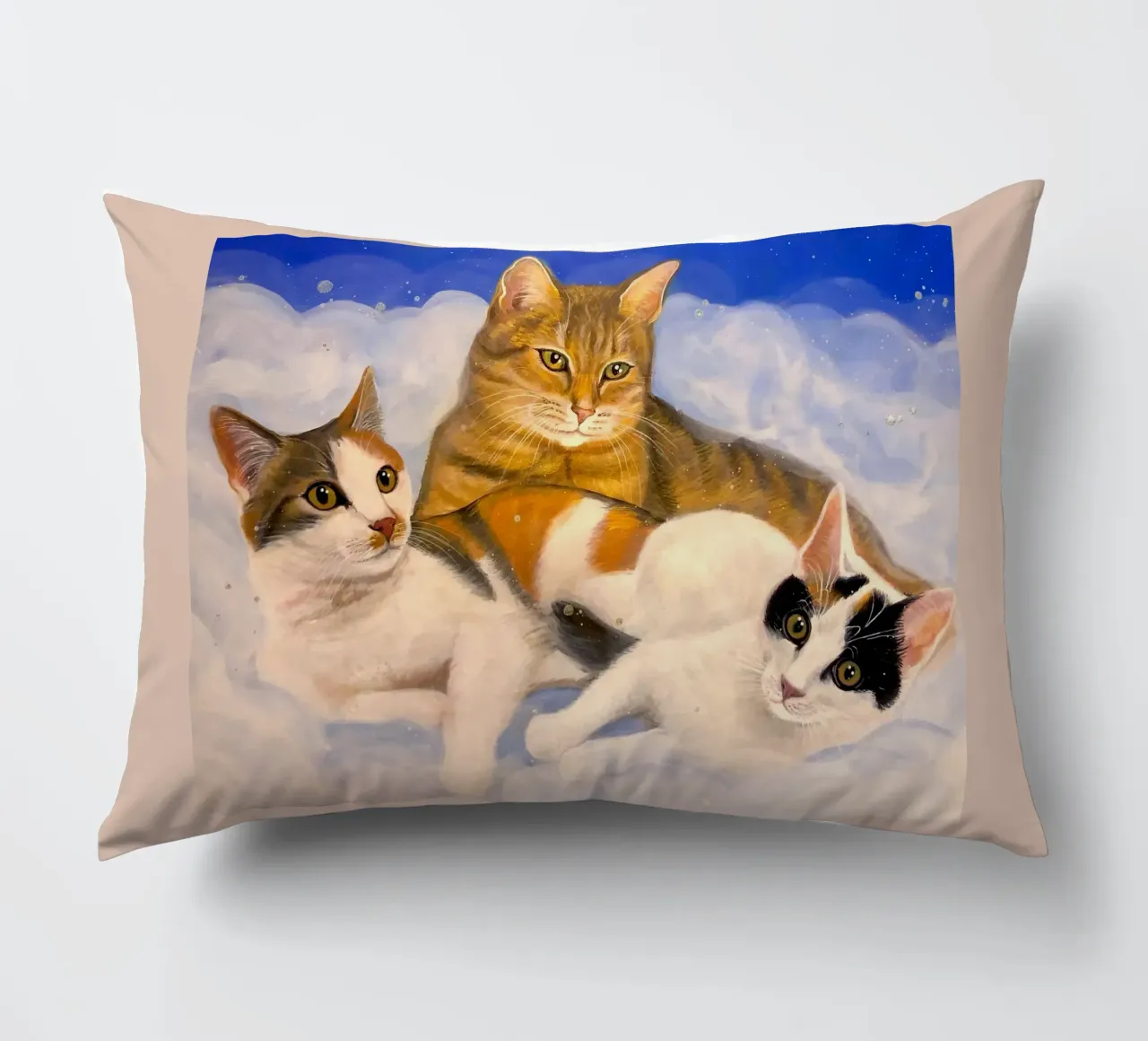 3 simpatici gatti cuscino da Happy 😃 Art 🎨 by Christine Schnoell