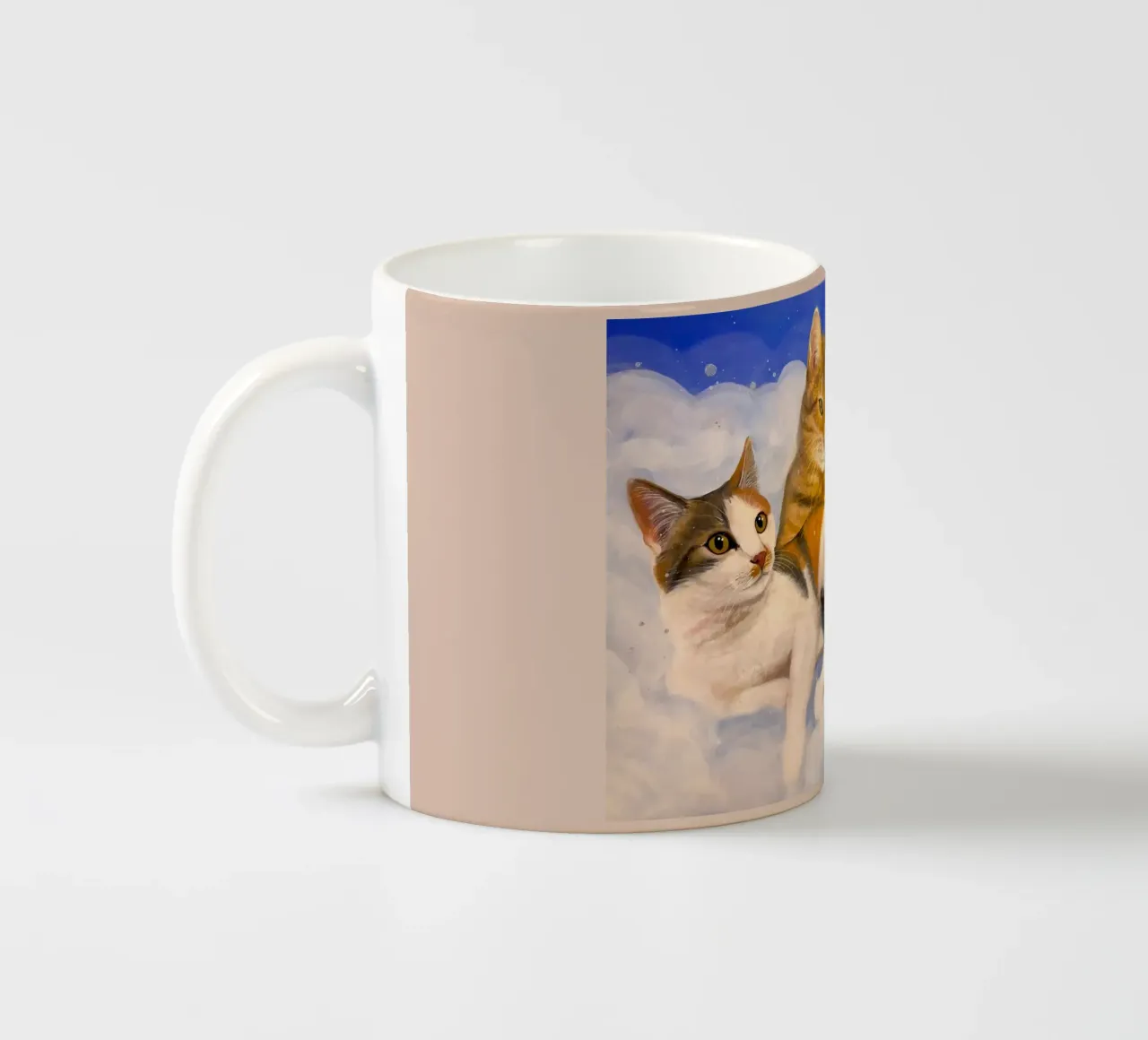 3 simpatici gatti tazza in ceramica da Happy 😃 Art 🎨 by Christine Schnoell