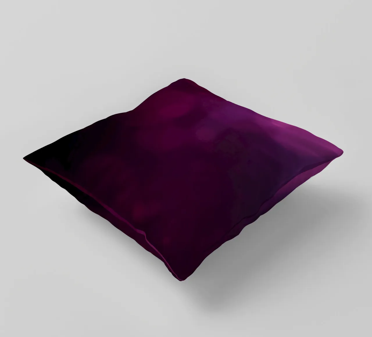 Vibrant abstract design with soft purple and pink bokeh decorative cushion by DesignDoodle