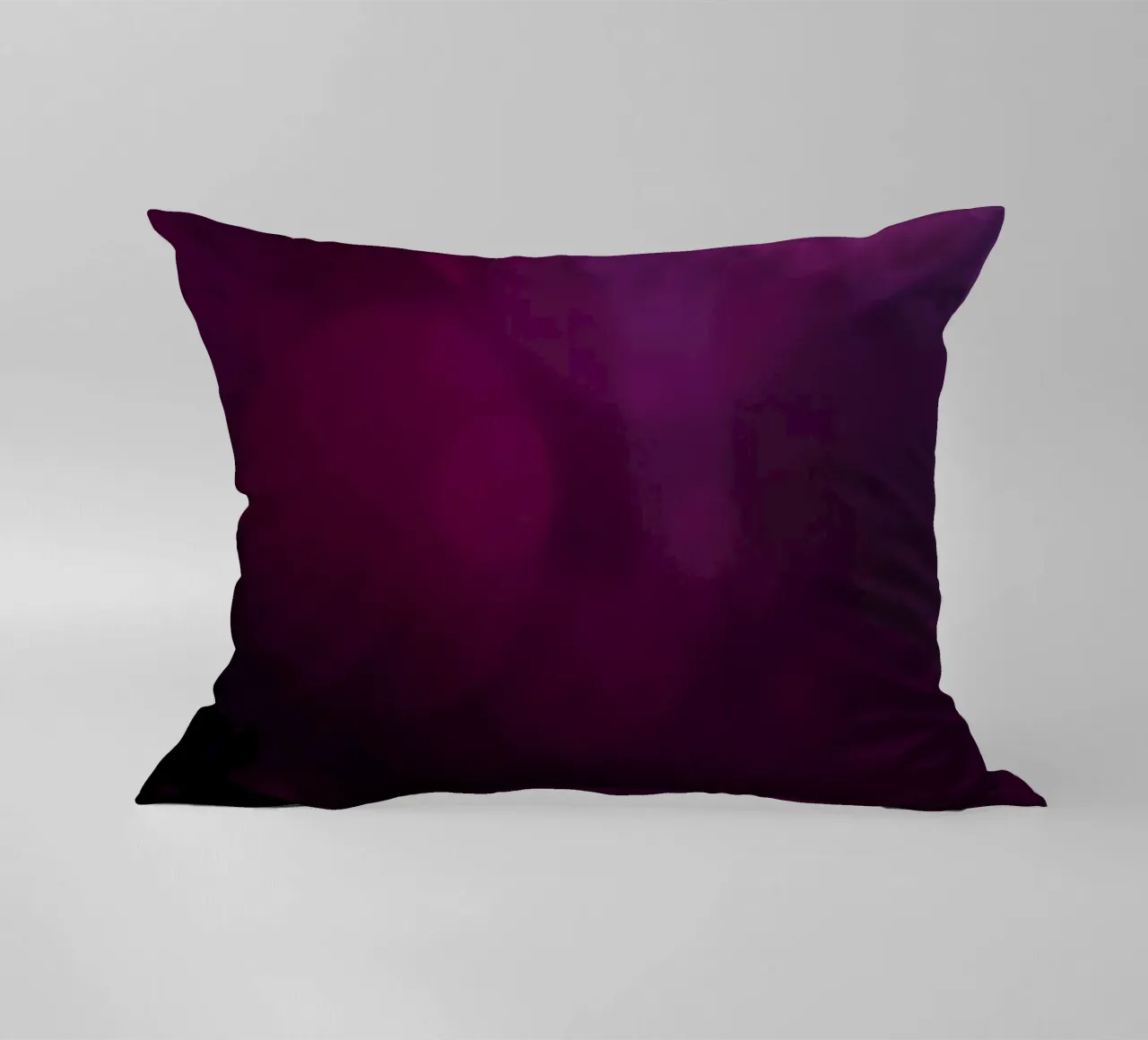 Vibrant abstract design with soft purple and pink bokeh decorative cushion by DesignDoodle