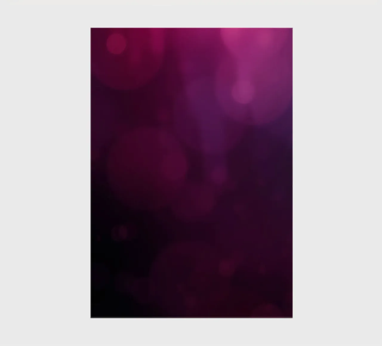 Vibrant abstract design with soft purple and pink bokeh notebook by DesignDoodle