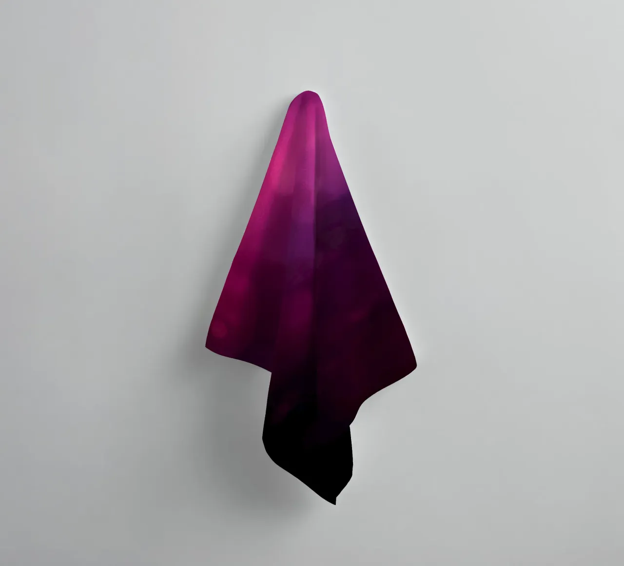 Vibrant abstract design with soft purple and pink bokeh towel by DesignDoodle