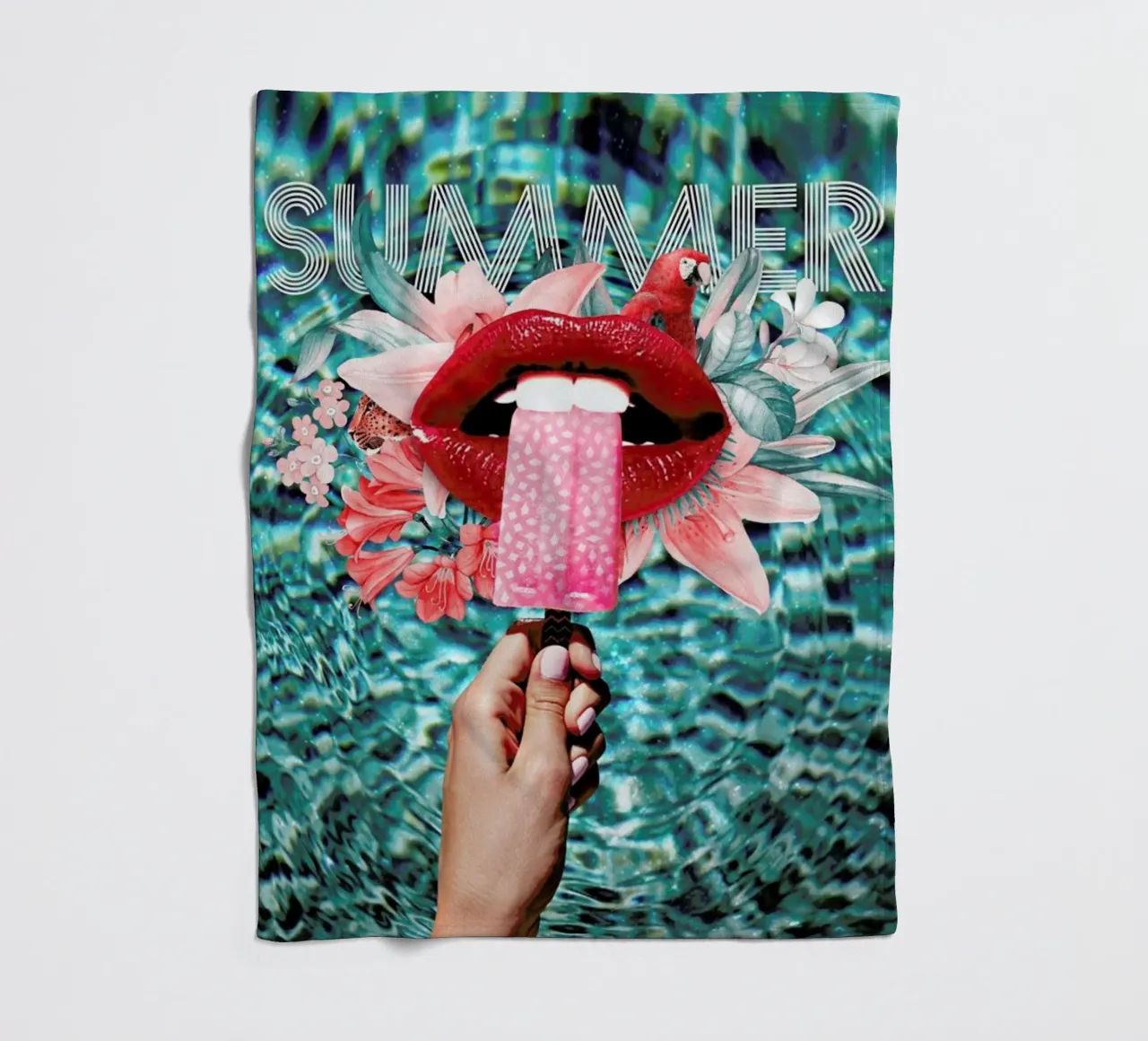 Summer Vibes coperta in pile da Paste in Place