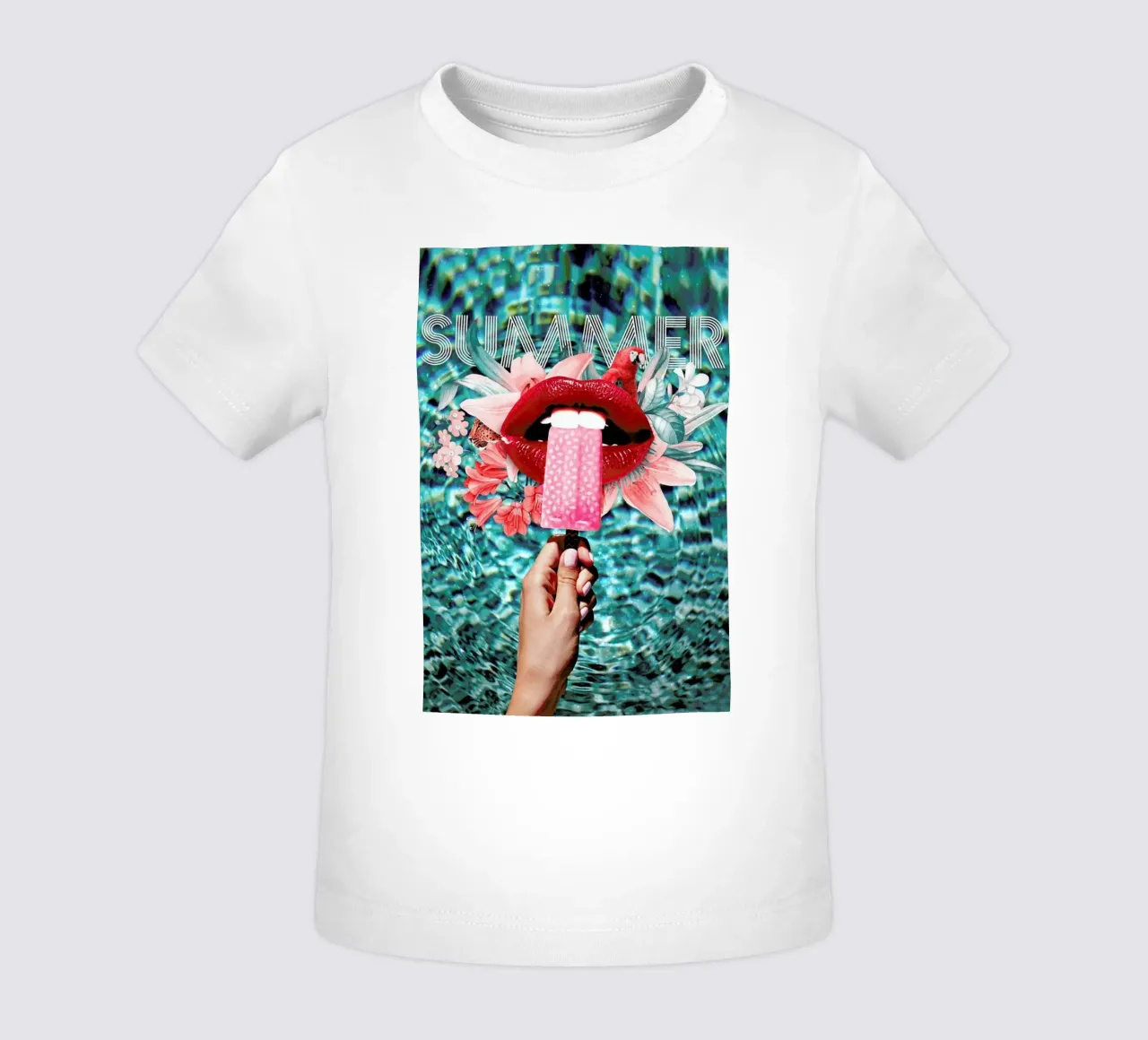Summer Vibes maglietta neonato da Paste in Place