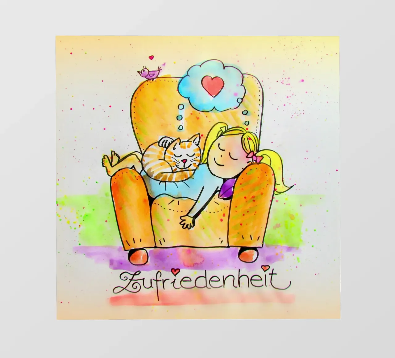 Soddisfazione telo in pvc da Happy 😃 Art 🎨 by Christine Schnoell