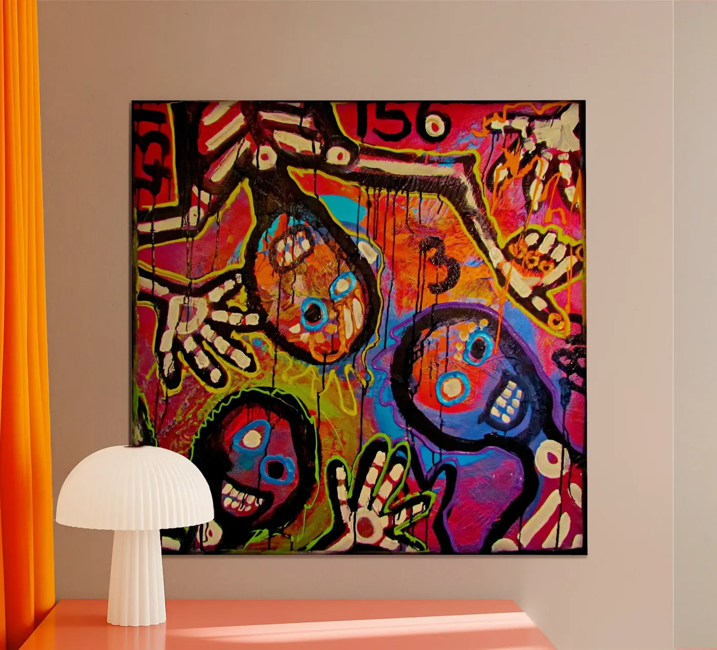 Funny ghosts Poster von Happy 😃 Art 🎨 by Christine Schnoell