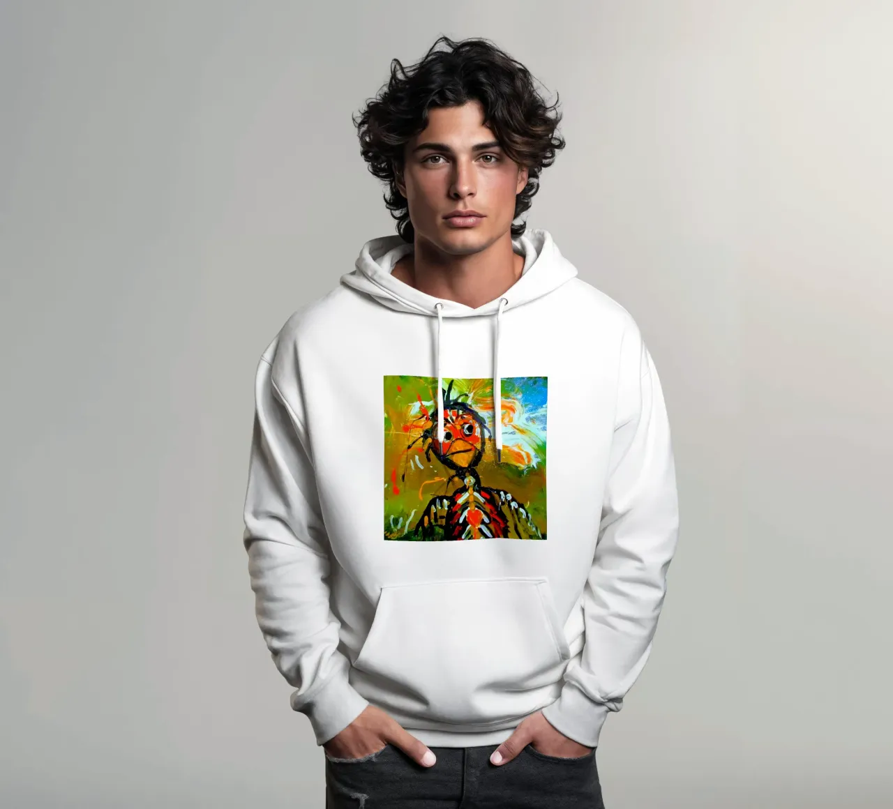 Schräger Vogel Hoodie von Happy 😃 Art 🎨 by Christine Schnoell
