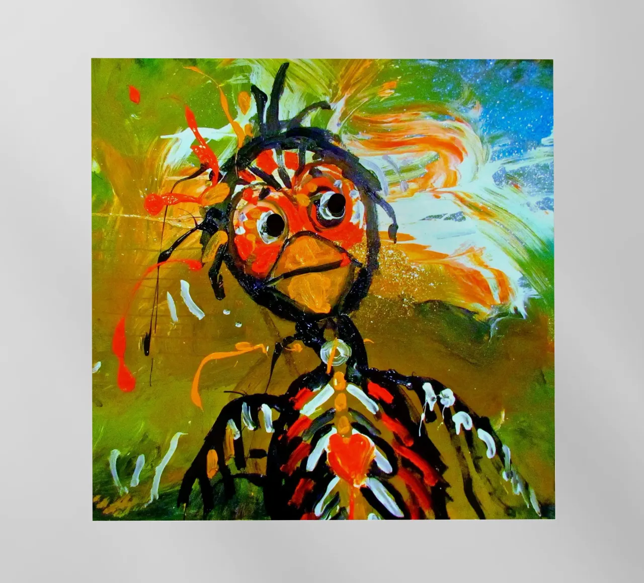Uccello strano pellicola backlit da Happy 😃 Art 🎨 by Christine Schnoell