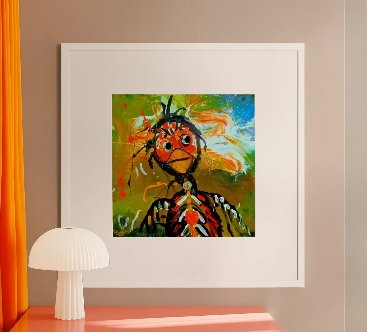 Uccello strano poster da Happy 😃 Art 🎨 by Christine Schnoell