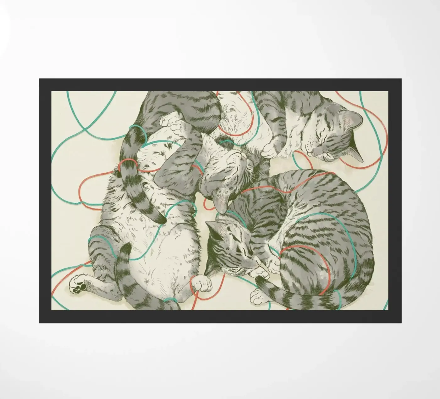 Sleeping Cats zerbino da Laura Graves