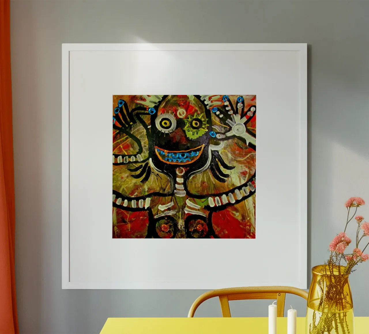 Party! poster con telaio in plastica da Happy 😃 Art 🎨 by Christine Schnoell