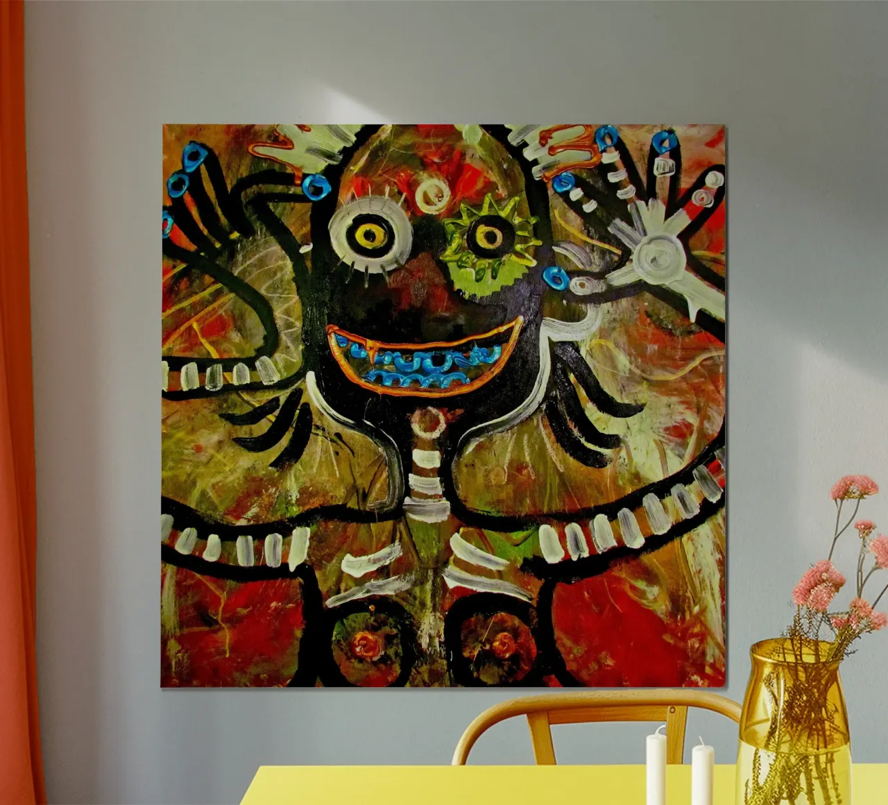 Party! poster con telaio in plastica da Happy 😃 Art 🎨 by Christine Schnoell