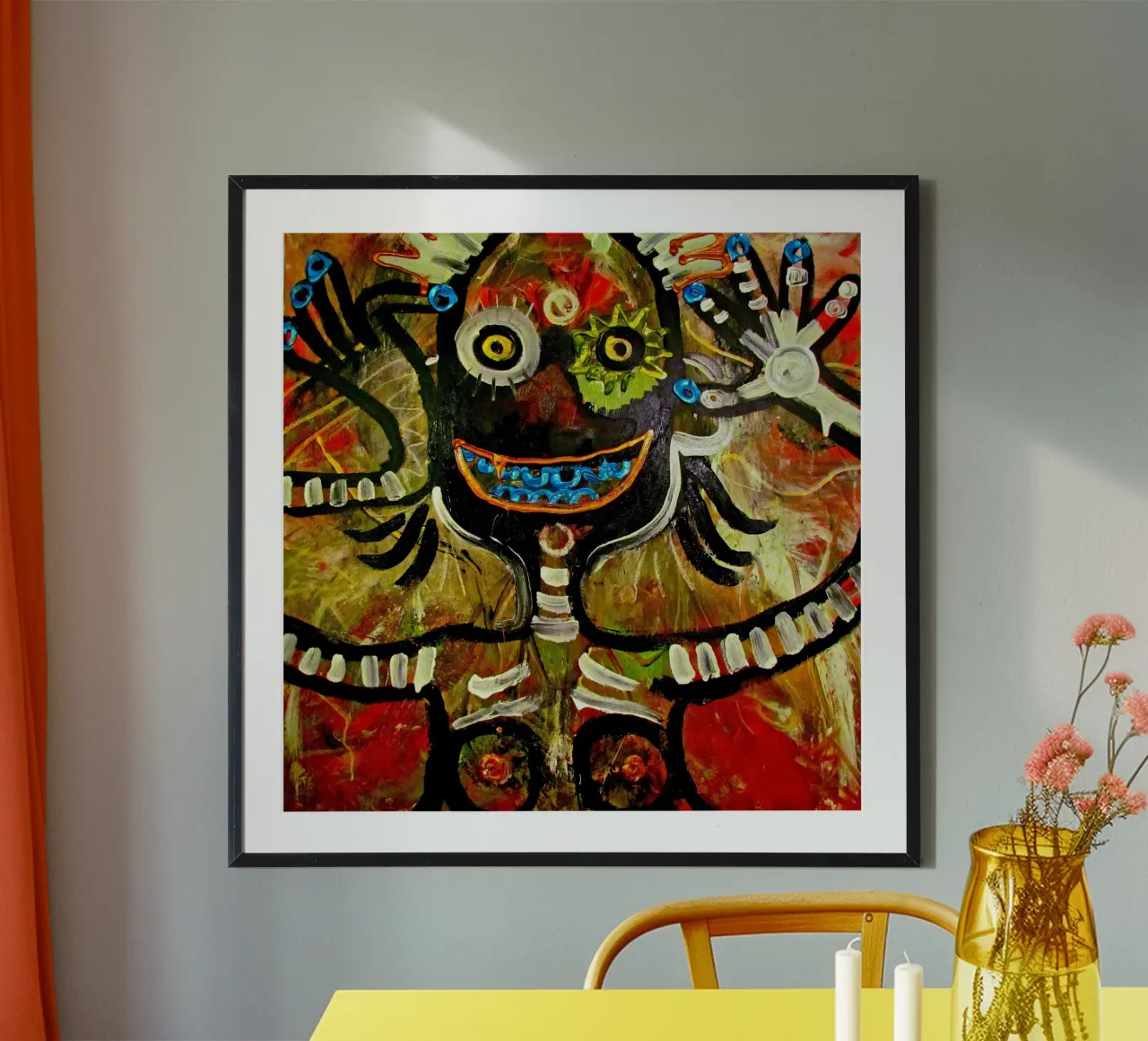 Party! poster con telaio in plastica da Happy 😃 Art 🎨 by Christine Schnoell