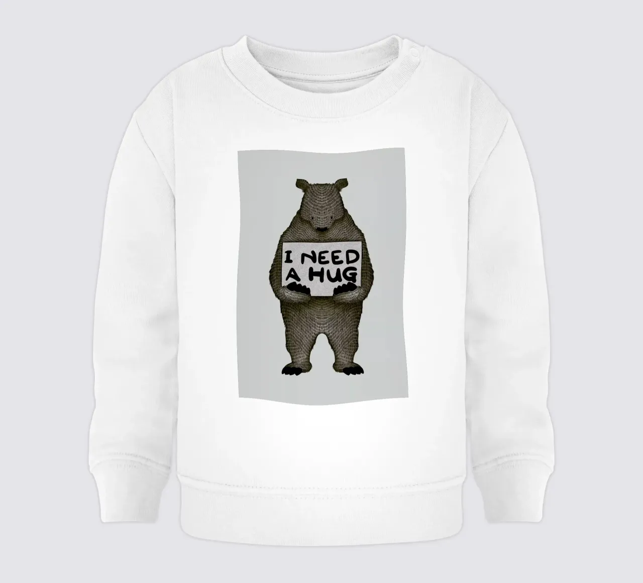 I Need a Hug baby sweatshirt van Tobe Fonseca
