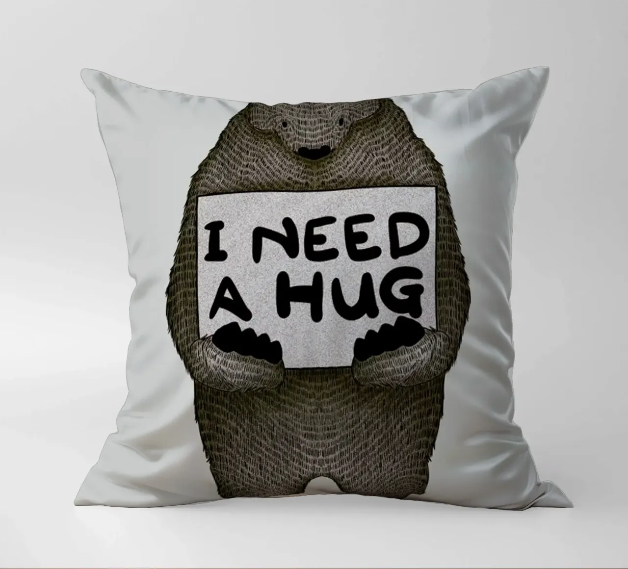 I Need a Hug cuscino da Tobe Fonseca