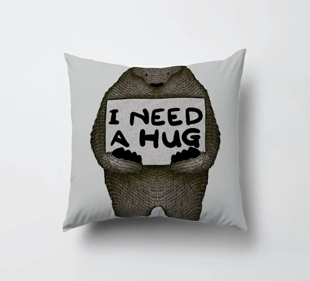 I Need a Hug cuscino da Tobe Fonseca