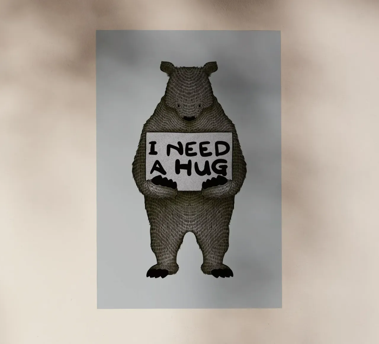 I Need a Hug pellicola backlit da Tobe Fonseca