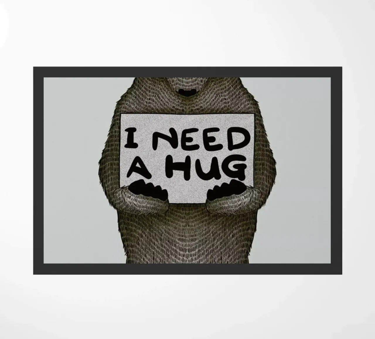 I Need a Hug felpudo de Tobe Fonseca