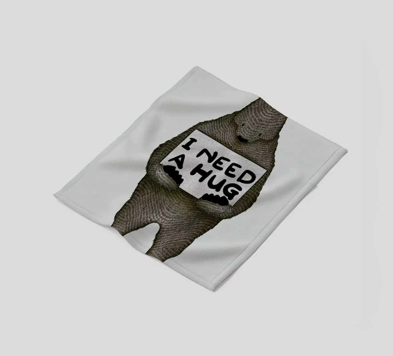 I Need a Hug coperta in pile da Tobe Fonseca