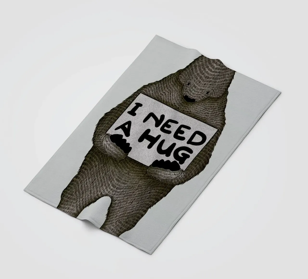 I Need a Hug coperta in pile da Tobe Fonseca