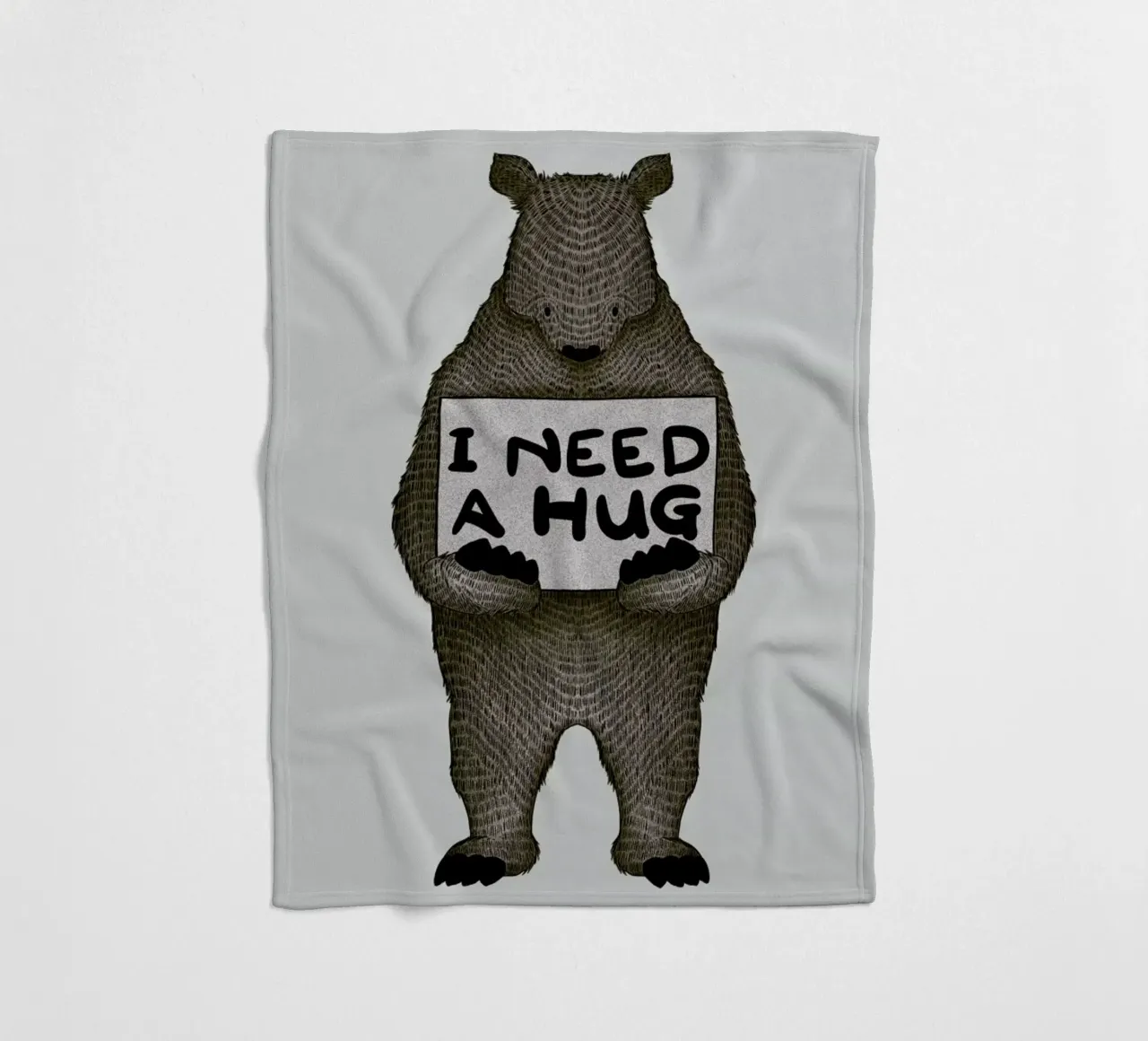 I Need a Hug coperta in pile da Tobe Fonseca